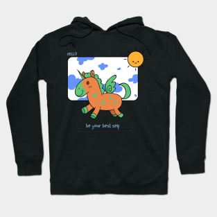 Cute Animal Cartoon Drawing Hoodie